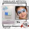 Blister maquillaje artistico maricel x4 lapices pintacarita por mayor MB Comercializa.