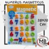 Numeros magneticos imantados con signos matematicos 28x20 cm juego didactico por mayor MB Comercializa.