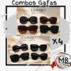 PACK X 4 GAFAS VARIOS DISEÑOS