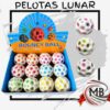 Pelota lunar saltarina con orificios tipo crater de alto rebote bouncy ball juguete infantil antiestres venta mayorista MB Comercializa.
