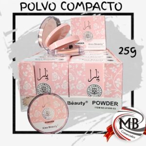 POLVO COMPACTO KISS BEAUTY DOBLE PISO