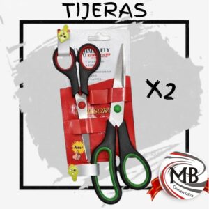 TIJERAS 5 Y 8 PULGADAS X 2