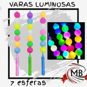 VARAS LUMINOSAS X7 ESFERAS