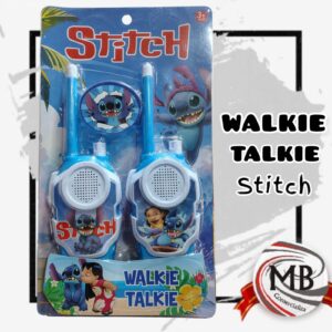 Walkie talkie stitch par de radios comunicadores infantiles a pilas venta mayorista MB Comercializa.