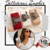 Billetera femenina zaphir con tarjetero y broche textura escarchada cuero eco marroquineria accesorios de moda venta mayorista MB Comercializa.