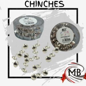 PACK DE CHINCHES PLATEADAS