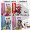 LIBROS PARA COLOREAR CON STICKERS