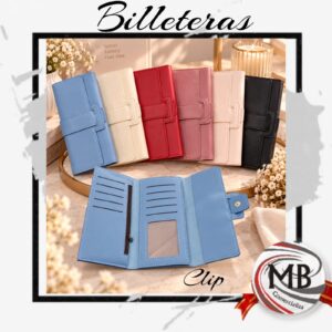 BILLETERAS TARJETERO CLIP