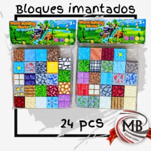 BLOQUES IMANTADOS BOLSA 24 PCS