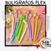 Boligrafos flexibles flex lapiceras de gel kawaii personajes animales unicornio flamenco silicona flexible utiles escolares libreria regalería venta mayorista MB Comercializa.