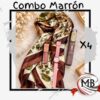 COMBO DAMA MARRON/ROSA X4