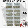 HEBILLAS PERLA BLISTER X 6 MB161