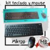 KIT TECLADO Y MOUSE LOGITECH MK120
