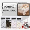 MANTEL ALUMINIO RECTANGULAR ESTRELLAS