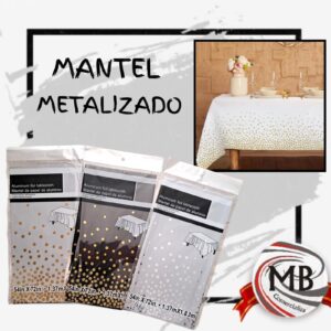 MANTEL ALUMINIO RECTANGULAR LUNARES