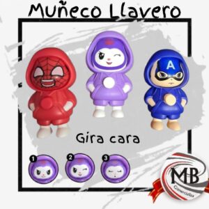 LLAVEROS CAMBIA CARITA PERSONAJES