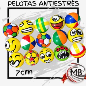 PELOTAS ANTIESTRES EMOGI 7CM