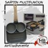 SARTEN MULTIFUNSION 3 DIVIONES