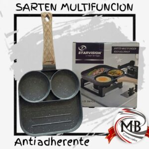 SARTEN MULTIFUNSION 3 DIVIONES