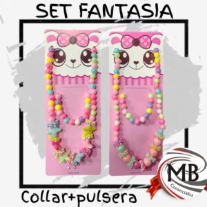 SET COLLAR + PULSERA INFANTIL
