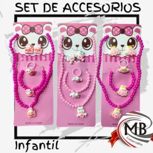 SET ACCESORIOS INFANTIL 5PCS