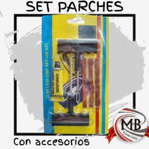 SET PARCHES CON ACCESORIO