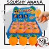 Squishy anana juguete antiestres apretable textura suave piña brillante caja exhibidora juego sensorial infantil regalo novedad venta mayorista MB Comercializa.