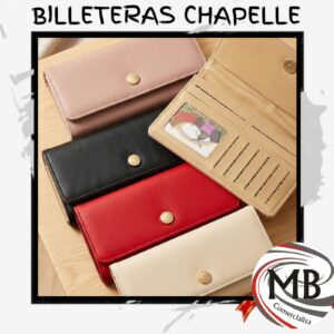 Billetera para mujer tipo chapa broche dorada tarjetero organizador de billetes cuera ecologica colores surtidos regalo dama marroquineria accesorios venta mayorista MB Comercializa.