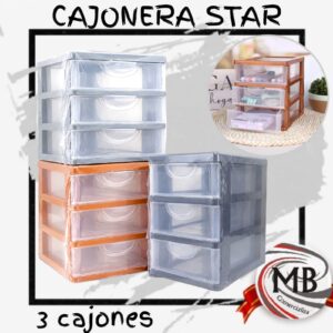 CAJONERA ORGANIZADOR 3 COMPARTIMIENTOS