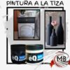Pintura a la tiza base acrilica marca eq arte frasco base negra y blanca terminacion mate cubritiva para madera muebles vidrio ceramica artistica bricolaje venta mayorista MB Comercializa.