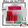 Brillo labial roll on con glitter 7 ml destellos brillantes cosmetica maquillaje labios caja exhibidora regaleria venta mayorista MB Comercializa.