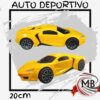Auto deportivo amarillo de 20 cm juguetes y juegos por mayor venta mayorista MB Comercializa.