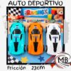 Auto deportivo a fricción de 23 cm juguetes y juegos por mayor venta mayorista MB Comercializa.
