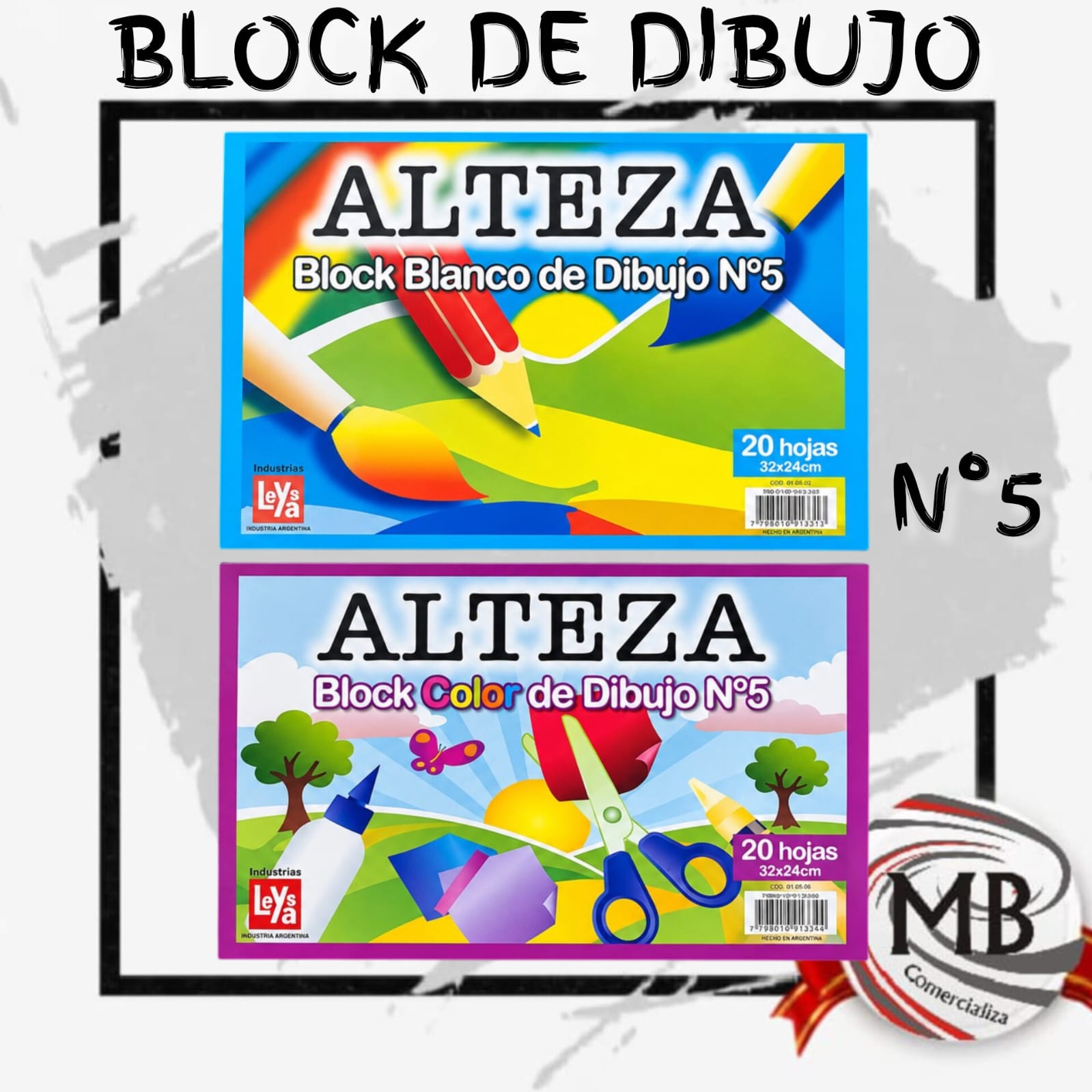BLOCK DIBUJO Nº5 ALTEZA 20H