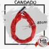 Candado linga rojo de 85 cm con tambor metálico para bicicletas y motos accesorios de seguridad bazar venta mayorista MB Comercializa.