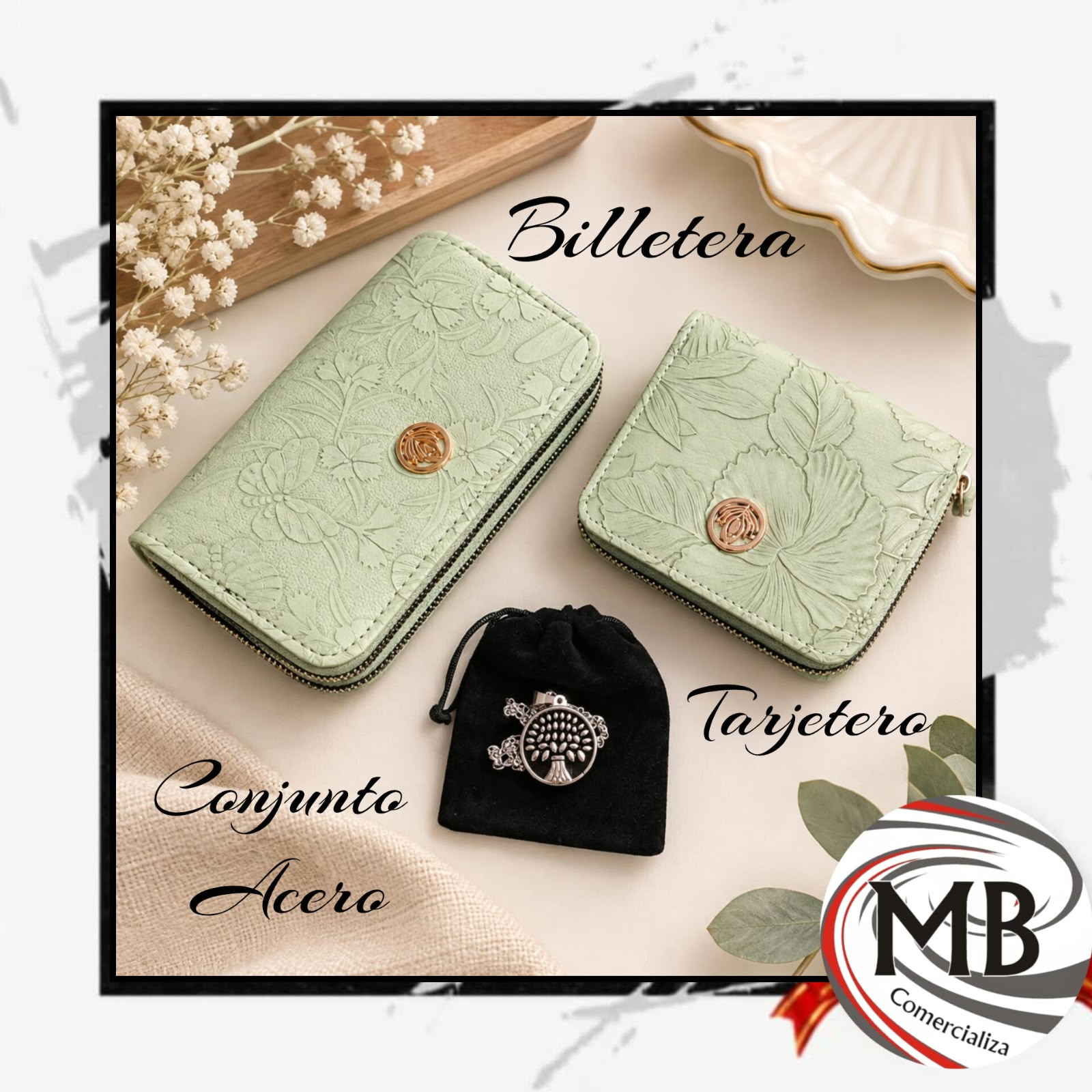 COMBO BILLETERA-TARJETERO-CONJUNTO ACERO.Q MB255