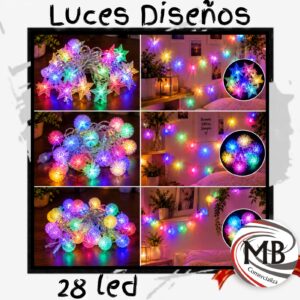 LUZ - LUCES FORMAS X 28 LED