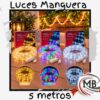 Luces LED manguera manguera LED 5 metros flexible exterior e interior luz calida multicolor luz fria decoracion navideña fiestas eventos regalería bazar iluminacion venta mayorista MB Comercializa.