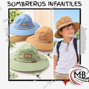 SOMBREROS INFANTILES COLORES