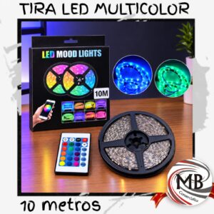 LUZ - LUCES TIRA LED MULTICOLOR 10 MT