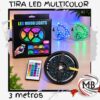 LUZ – LUCES TIRA LED MULTICOLOR 3 MT