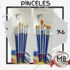 PACK X 6 PINCELES